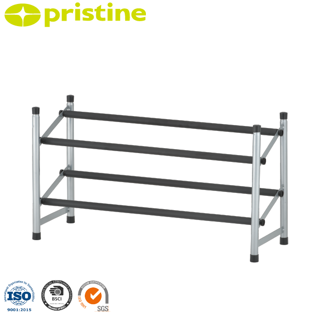 SALE shelf wholesale Taiwan household storage Furniture Manufacturer simple metal DIY 2 tier metal shoe rack