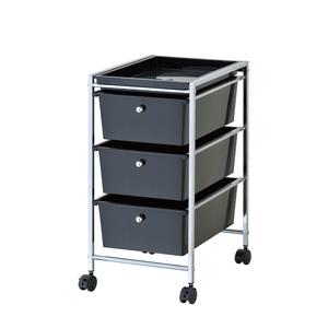 SALE quality wholesale Taiwan household storage Furniture Manufacturer drawer 3 Tier Color Storage Shelve 3 shelves trolley