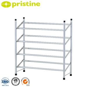 Shopee OEM SALE wholesale Taiwan household storage manufacturer Housewares 4-tier Shoe Rack Metal shoe shelf