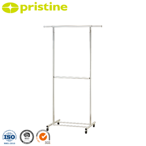 OEM shelf wholesale Taiwan household storage Furniture Manufacturer Metal expandable clothes hanger stand