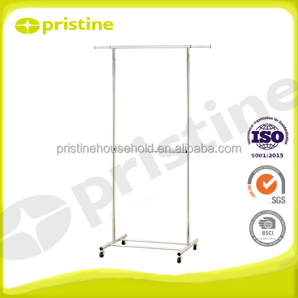 OEM shelf wholesale Taiwan household storage Furniture Manufacturer Metal expandable clothes hanger stand