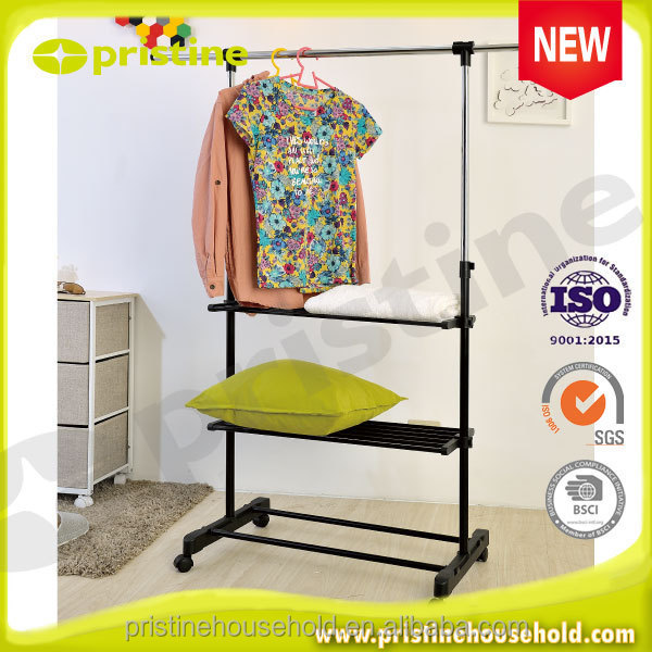 Shopee OEM eBay wholesale Taiwan household storage Furniture Manufacturer MIT DIY entryway clothing rack metal shoe coat rack