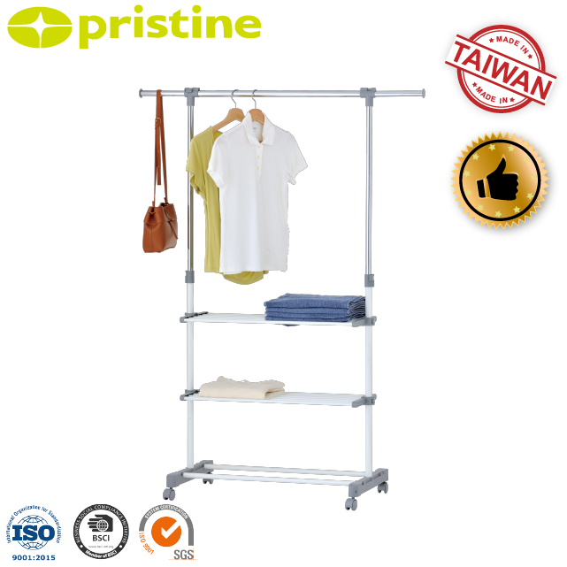 OEM quality wholesale Taiwan household storage Furniture Manufacturer MIT clothes hanging stand storage Laundry diy wardrobe