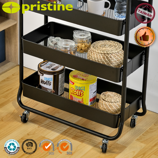 shelf SALE ebay Small Cart Rack Rolling Bath Organizer Craft Rotating Basket Rack Roll Cart Kitchen Basket Trolley With Basket