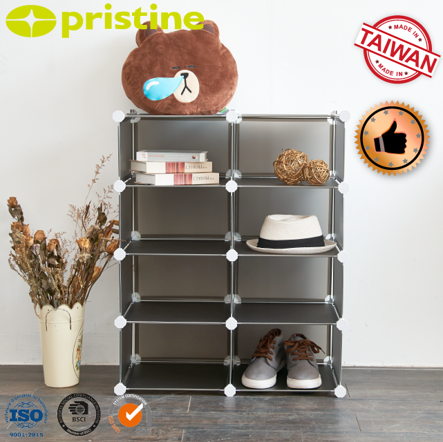 Best SALE shelf wholesale Taiwan household storage manufacturer PP modern cube kids toy adjustable folding storage cube