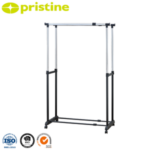 OEM shelf wholesale Taiwan household storage Furniture Manufacturer Chrome Plated Fashion steel cloth hanger stand