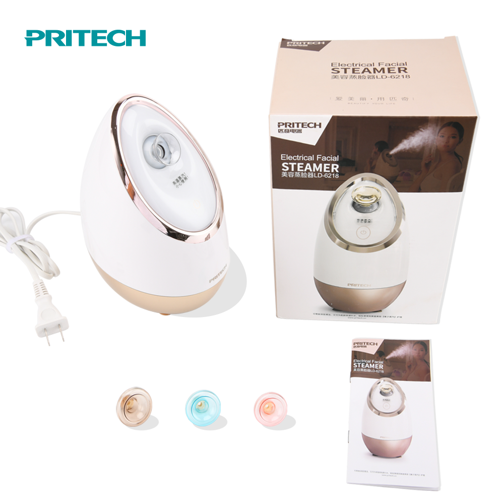 PRITECH Professional Popular Products Ozone Facial Steamer, Portable Spa Electric Facial Steamer