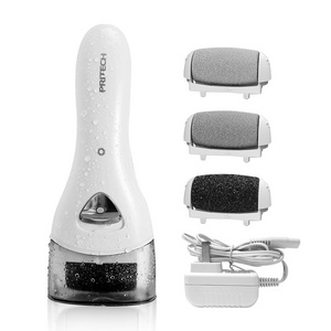 PRITECH Customized USB Rechargeable Professional Electric Pedicure Foot File Callus Remover Machine With Led Light