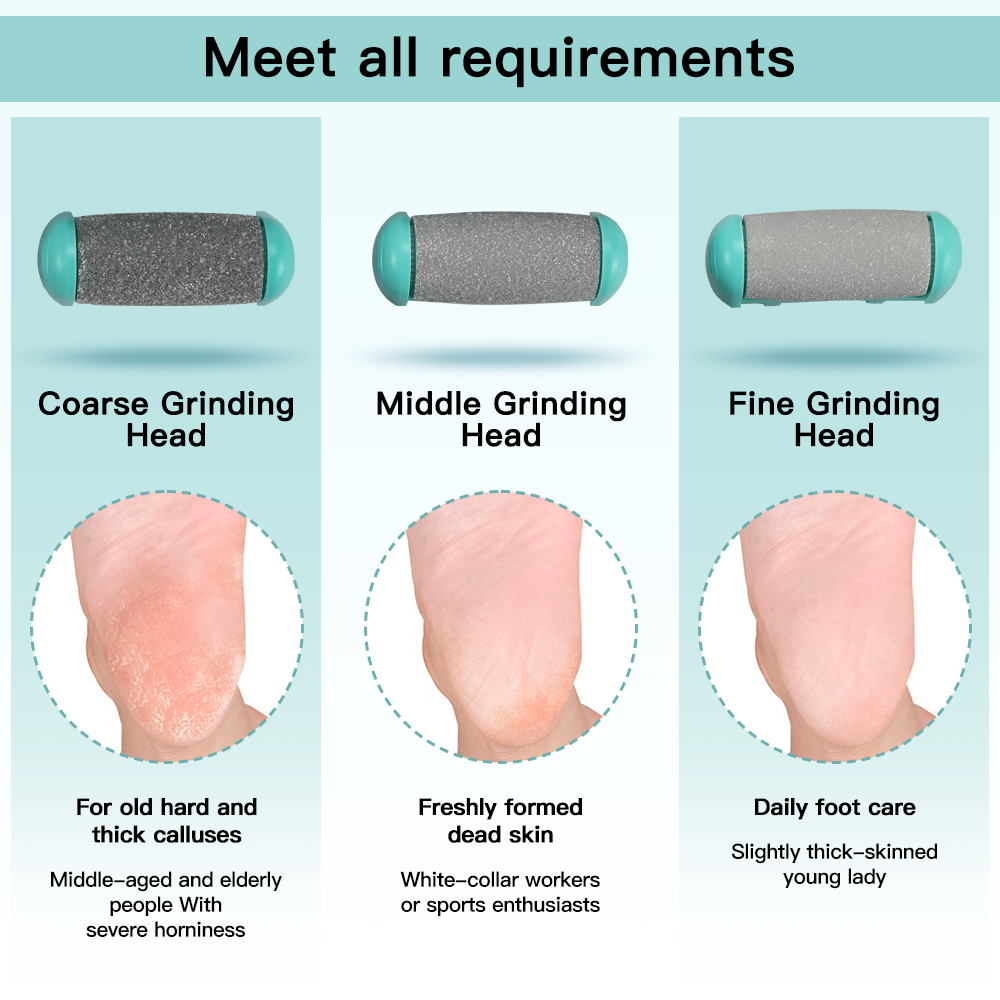 PRITECH Custom USB Rechargeable Wholesale Professional Fashion Electric Foot File and Feet Callus Remover Manufacturer