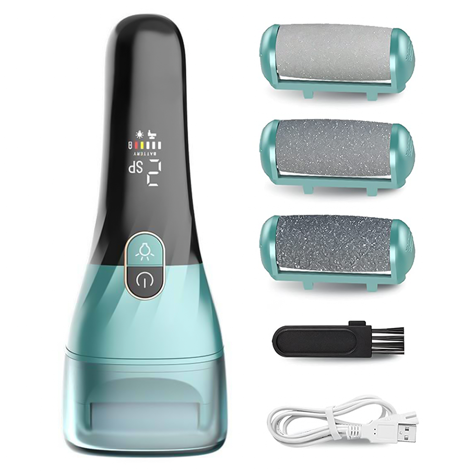 PRITECH Electric Foot Pedicure Dead Skin Rechargeable Foot File Rechargeable Electric Callus Remover