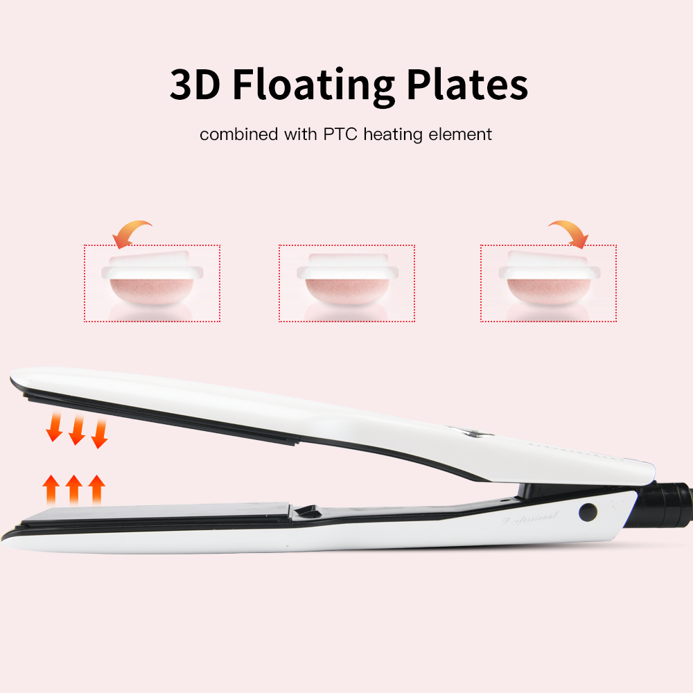 PRITECH 1.75 Inch Wide Plate Tourmaline Ceramic Straightening Hair Iron Professional Hair Straightener