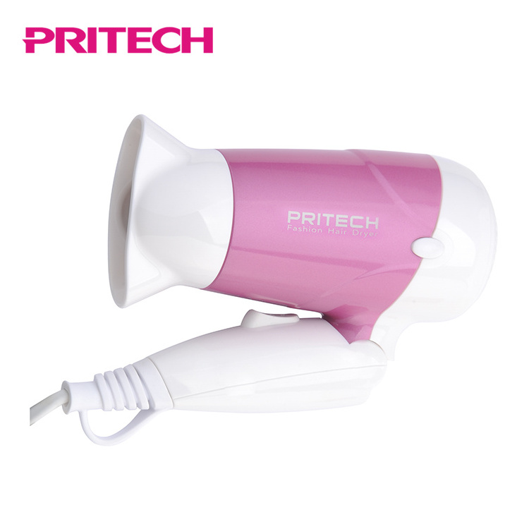 PRITECH Wholesale Mini Travel Concentrator Foldable Handle Mini Hair Dryer