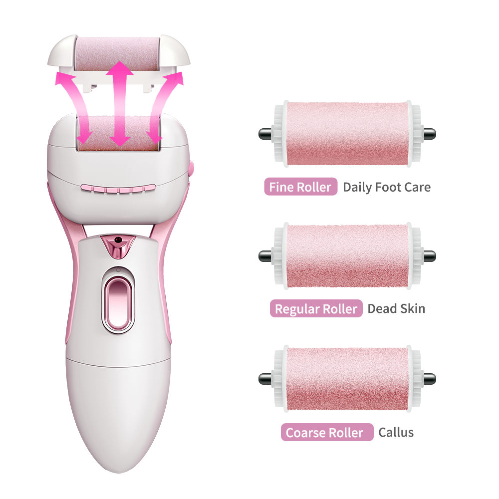 PRITECH Manufacturers Rechargeable Electric Foot File Pedicure Callus Remover