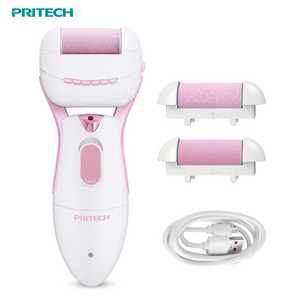 PRITECH Manufacturers Rechargeable Electric Foot File Pedicure Callus Remover