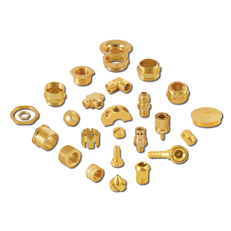 High Precision Premium Quality Brass CNC Turned Components/ Brass Machined Parts for Fasteners and Auto Industries