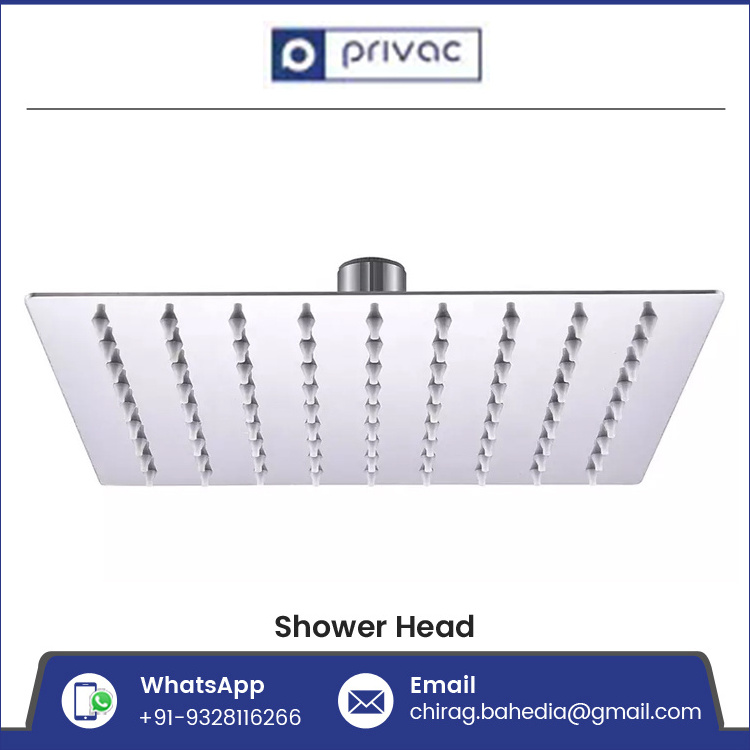 6 Inch 8 Inch Stainless Steel 202 304 Ultra Slim Shower Head Square Shower Head