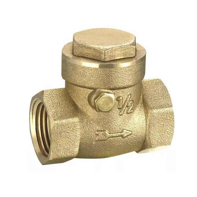 BSP NPT Brass Swing Check Valve 1/2