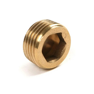 1/8" 1/4" 3/8" 1/2" 3/4" NPT Brass Internal Hex Thread Socket Pipe Plug