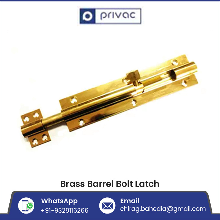 Bathroom Kitchen Door 1.5 Inch Width Brass Barrel Bolt Tower Bolt