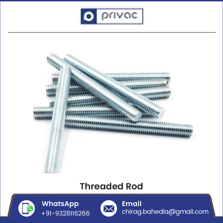 Fasteners Threaded Rod M8 M10 M20 Bar Carbon Steel Galvanized Full Thread Stud Bolt DIN976 Threaded Rod