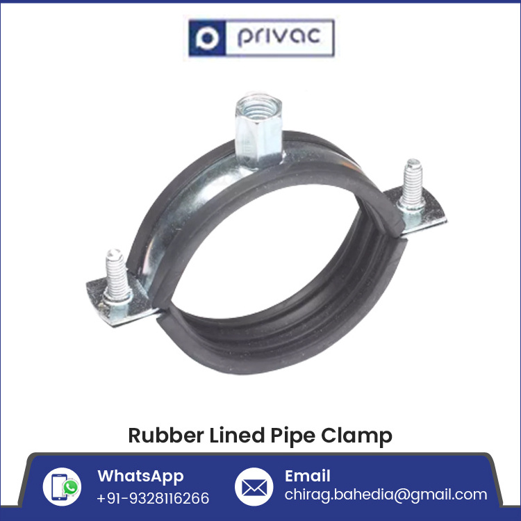 Pipe Support Rubber Lined Split Clamp