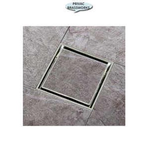 Indian Exporter of High Quality Durable Stainless Steel Tile Insert Floor Drain/ Trap