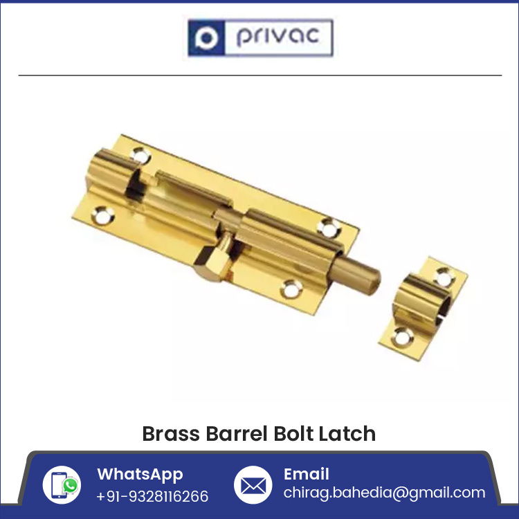 Bathroom Kitchen Door 1.5 Inch Width Brass Barrel Bolt Tower Bolt