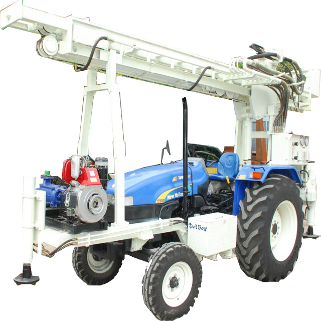 Tractor  Mounted Core Drilling Rig specially designed for soil rock manual with automatic transmission with tractor optional