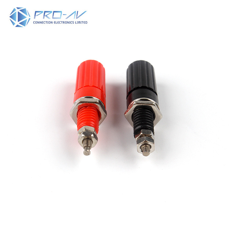 4mm  Insulated Terminal  Speaker Terminal Spring Amount Amplifier Banana plug Binding Post