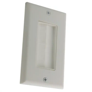 brush wall plate  Multimedia Pass-Through Insert with Decorator Wall Plate Brush