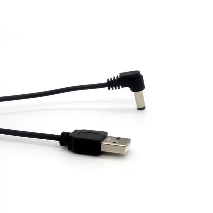 USB 2.0 90 degree Power Cable 5V DC cable for Laptop computer