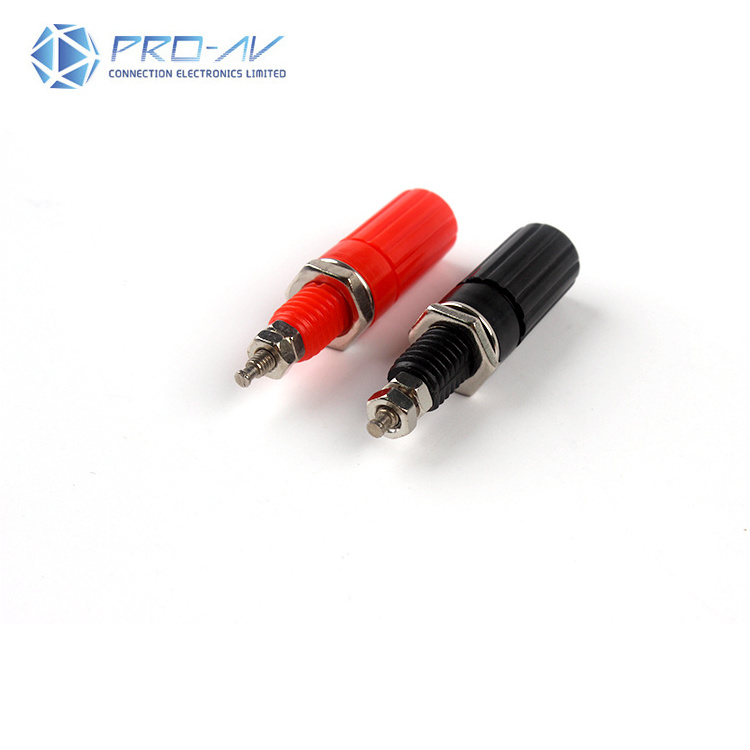 4mm  Insulated Terminal  Speaker Terminal Spring Amount Amplifier Banana plug Binding Post