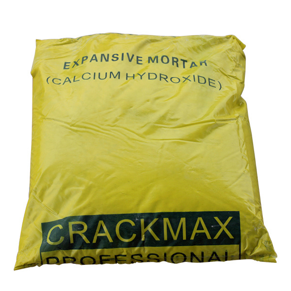 Non explosive Crackmax Stone Expansive Mortar/Cracking Agent for Granite Quarrying and rock breaking