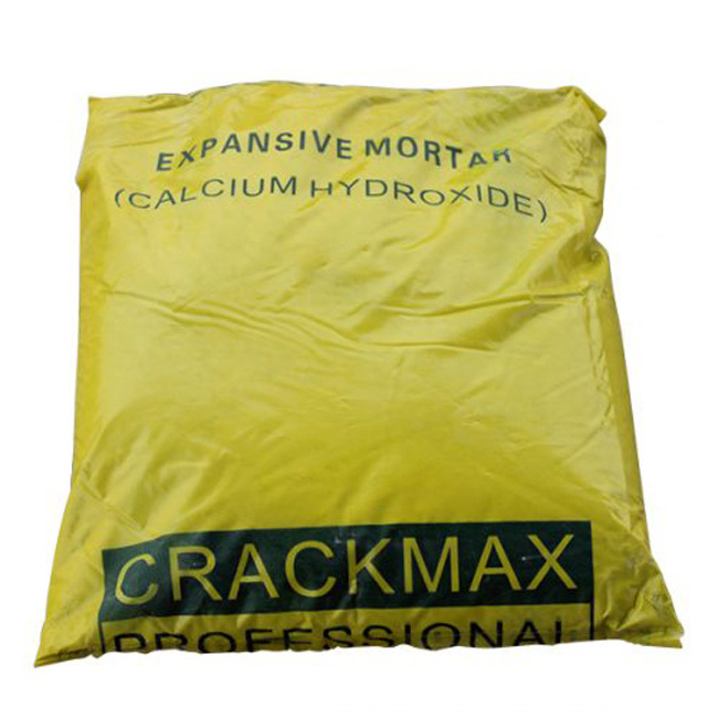 Professional CRACKMAX Stone Cracking Powder Quality Soundless Crack Expansive Mortar For Rock Breaking