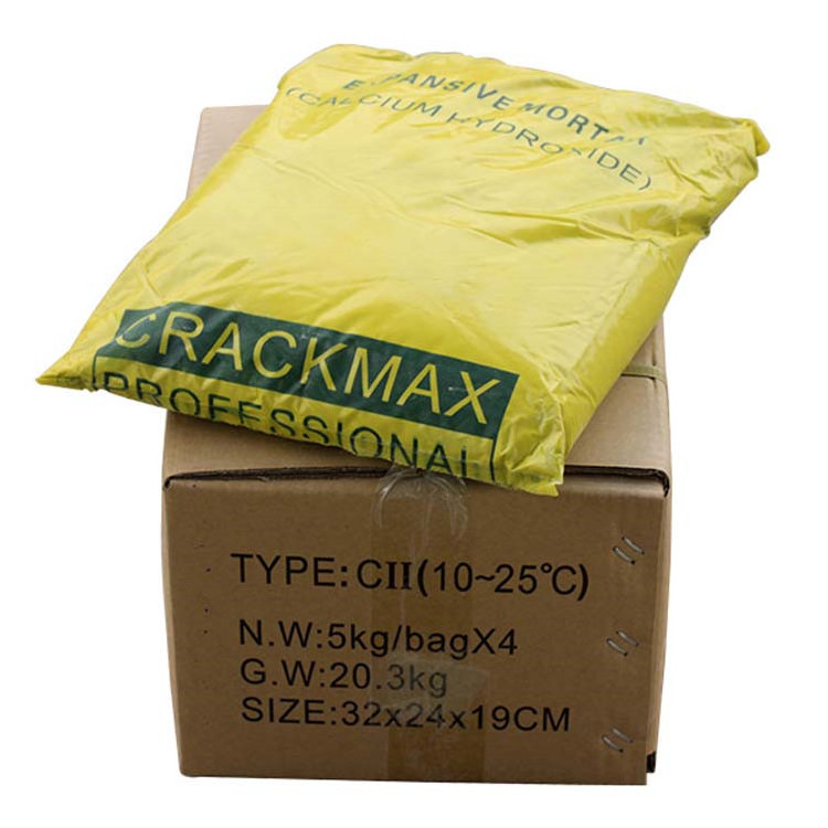 wholesale Non-explosive expansive mortar stone cracking agent for  demolition and rock breaking