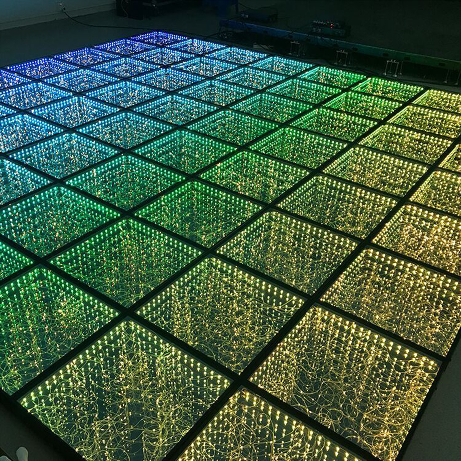 DJ Light Dancers illuminated Starlit 3D Led Dance Floor Mats Hire Ireland