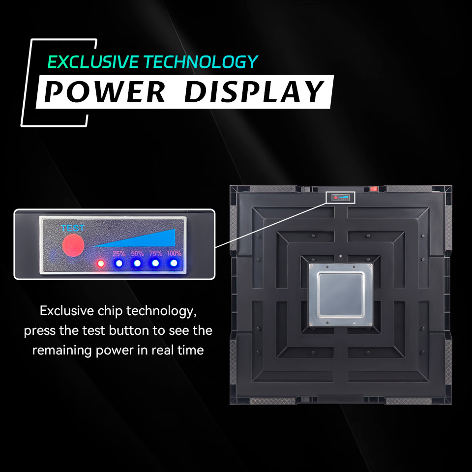 built-in battery cell more than 12 hours runtime light up mirror 3d wireless magnetic portable wedding led dance floor