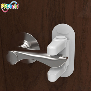 door handle door lock Self-adhesive Child Baby Safety Lever Proofing Door Handle Locks