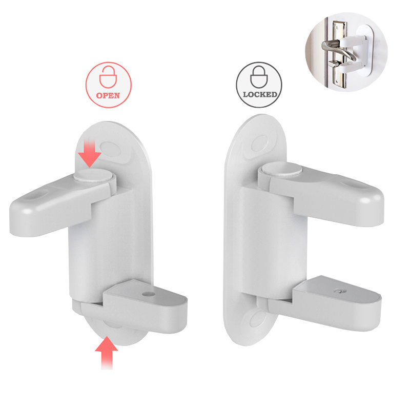 Child Safety Door Handle Baby Proof Door Lever Childproof Lock