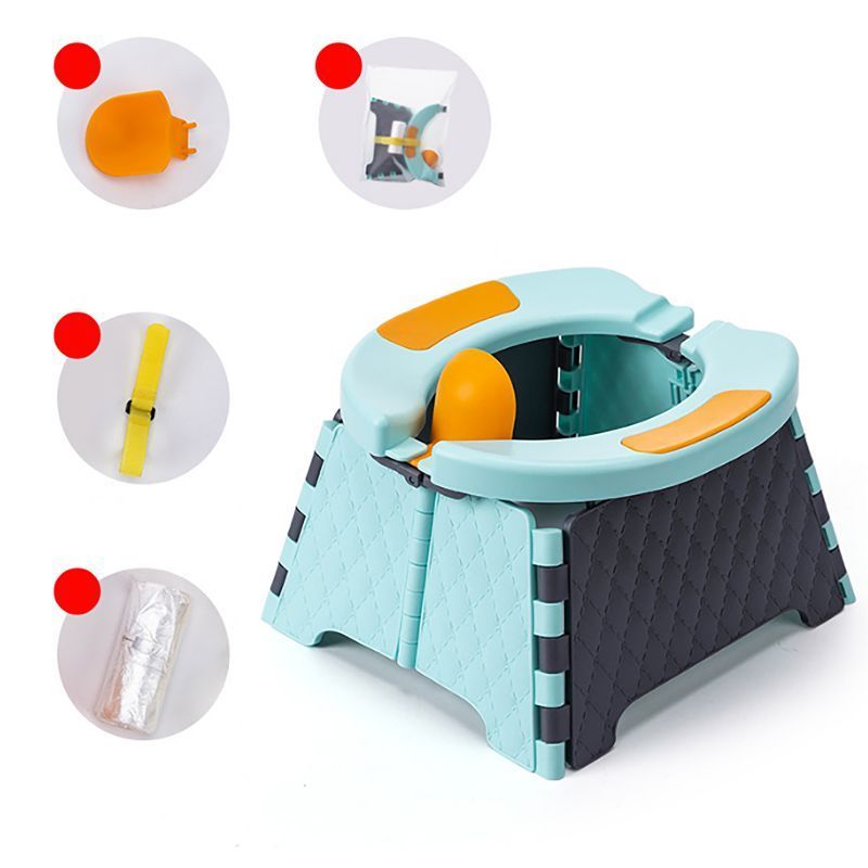 Portable Potty Training Seat Baby Foldable Toilet Trainer Kids Travel Potty