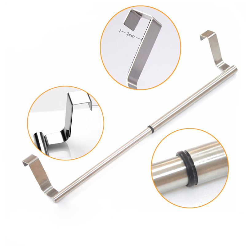 Retractable extendable stainless steel hanging door hook metal hanging hook