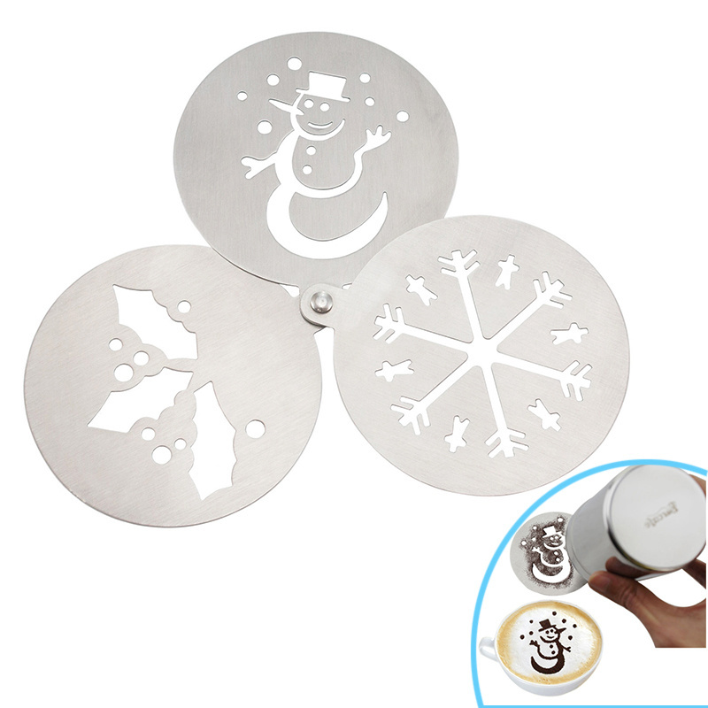 Customized various shape Coffee Stencil Coffee Decorating stencils