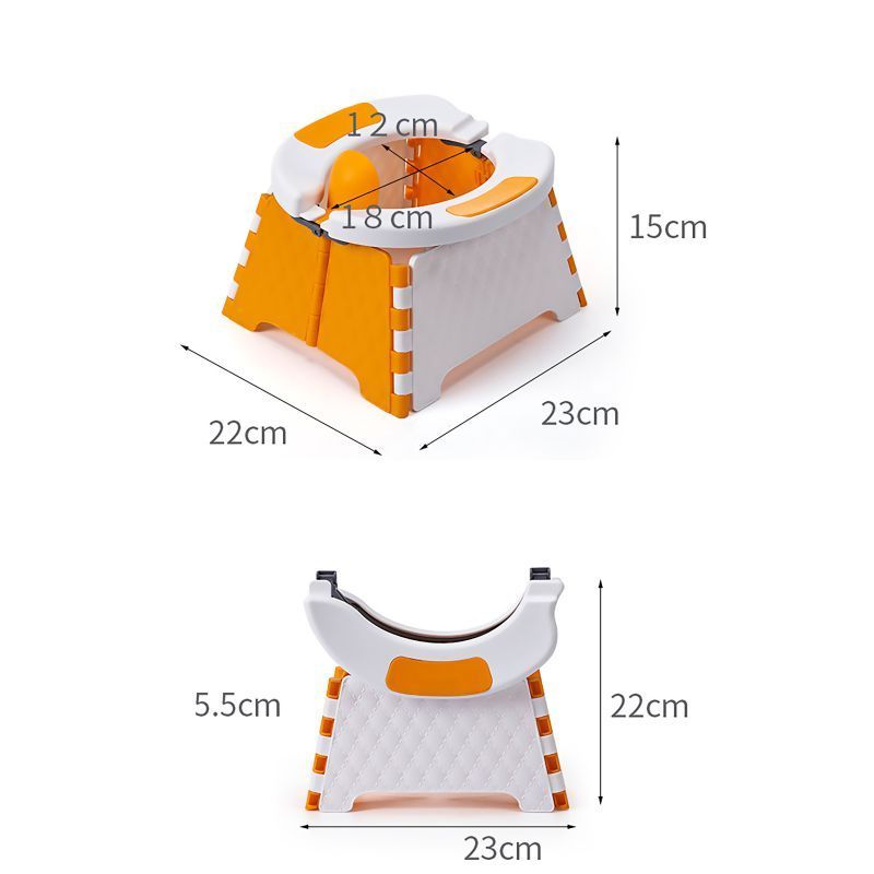 Easy Folding Baby Potty Chair Travel Toilet With Disposal Bags