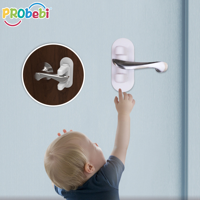 baby new products strong adhesive child safety door lever lock