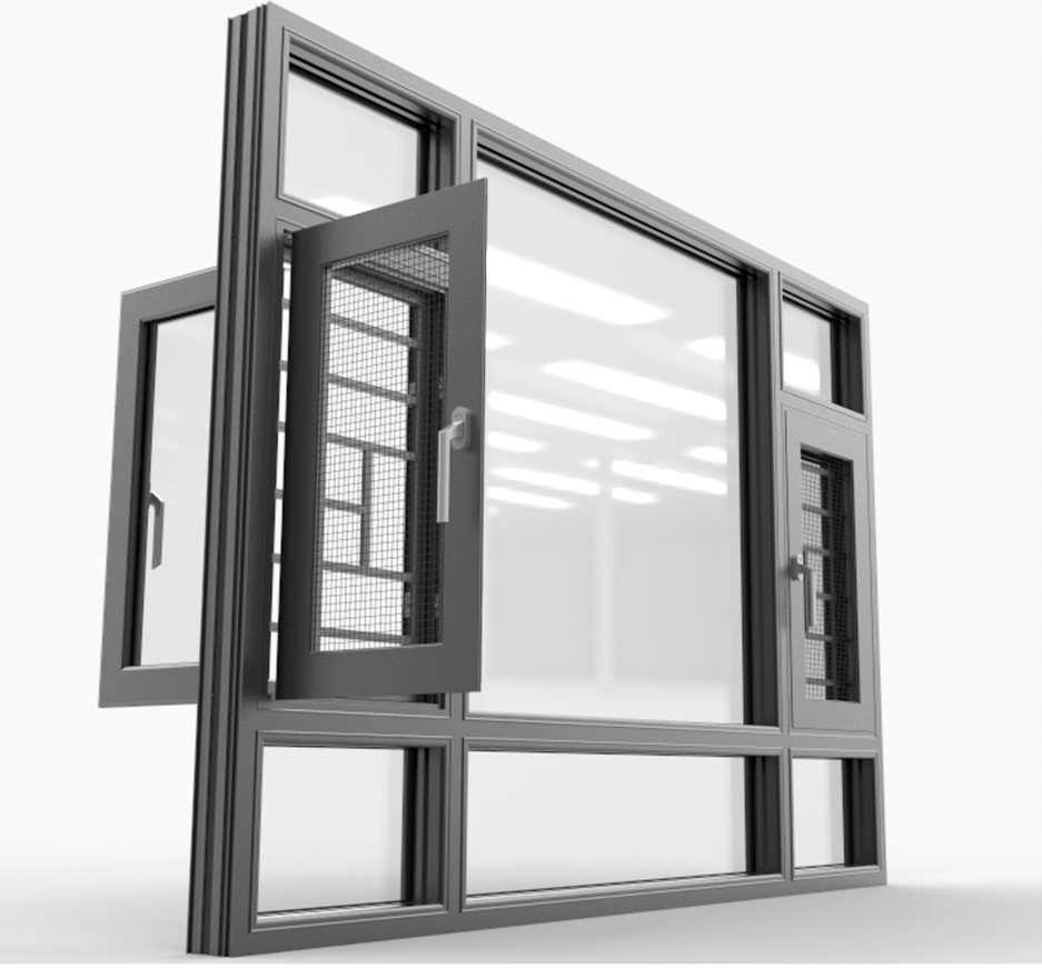 Design Tilt Turn Corner Sample Aluminum Casement Windows Modern Stainless Steel Horizontal Folding Hanging Aluminum Alloy