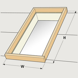 Aluminium Skylight with Double Glazed Sky Light