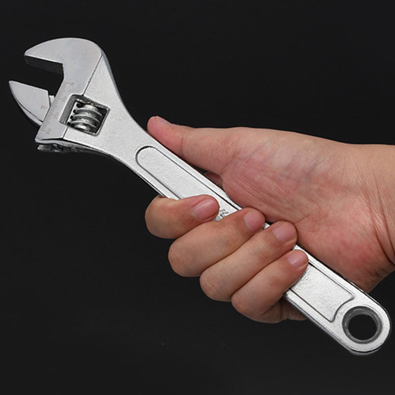 Factory direct sale High Carbon Steel 6/8/10/12/15/18/24 Multi-specification adjustable wrench