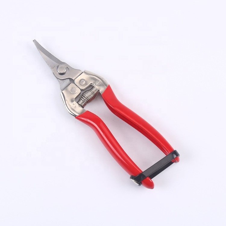 Multifunction rubber lock stainless steel bypass fruit apple grape tree french branch plants pruning shears