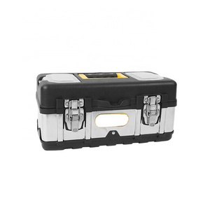 Wholesale Professional Custom 14/17/19 inches Household Portable Heavy Duty reinforced stainless steel toolbox