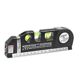 home multifunctional  4 in 1 Infrared Laser level 2.5m tape measure electronic Laser level ruler